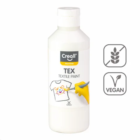 Barvy na textil CREALL 250ml bílá Novinka